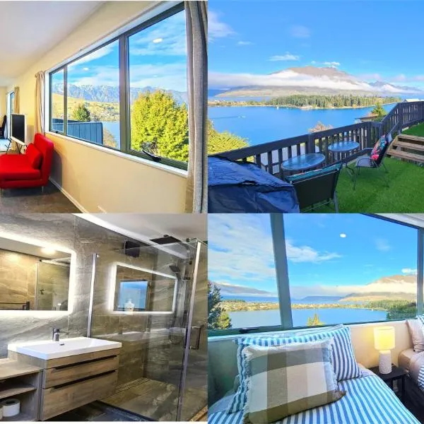 Panoramic, 180 Degree Lake and Mountain Views from Every Room! Central Queenstown, hotel in Queenstown