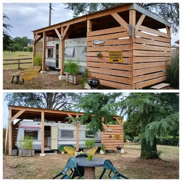 La caravane au fond du jardin, hotel v destinaci Carsac-Aillac