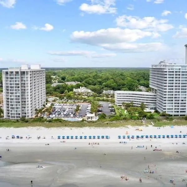 Oceanview Condo with Balcony in Kingston Plantation Resort 2 bed 2 bath, hotel in Myrtle Beach