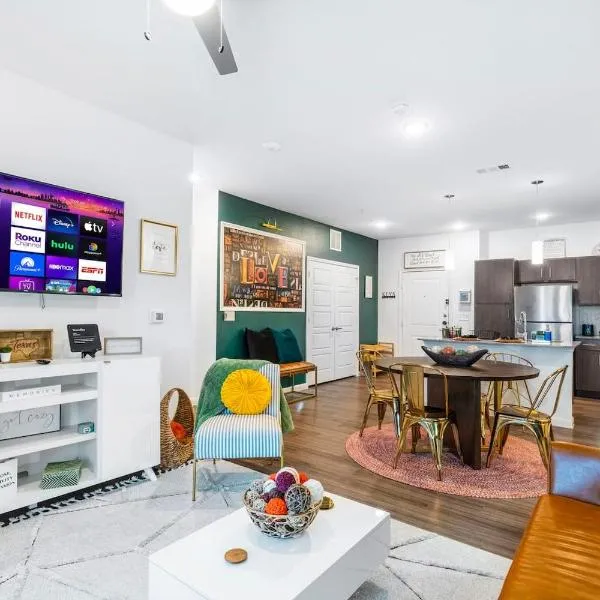 Modern 2br Pet-friendly Wd Pool&gym Utsa, Hotel in San Antonio