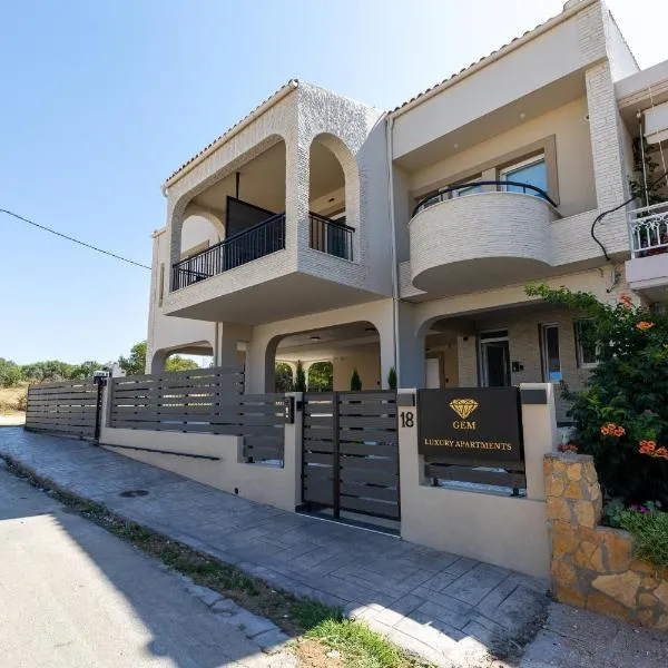 GemLuxuryApartments, hotell sihtkohas Néa Khilí