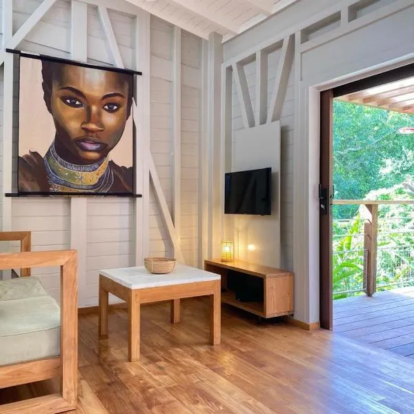 Les Cottages EST et OUEST Coco Cannelle, hotel i Deshaies