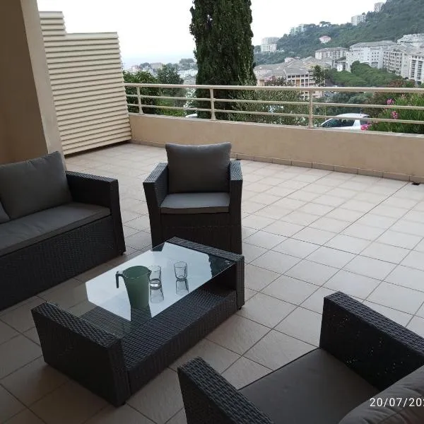 Cardo에 위치한 호텔 T2 BASTIA vue panoramique mer montagne