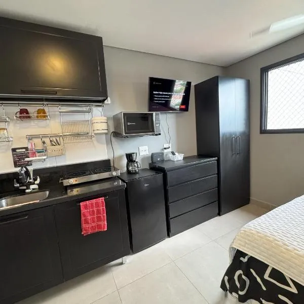 Aconchegante Studio com piscina, academia, coworking, lavanderia, hôtel à São Paulo