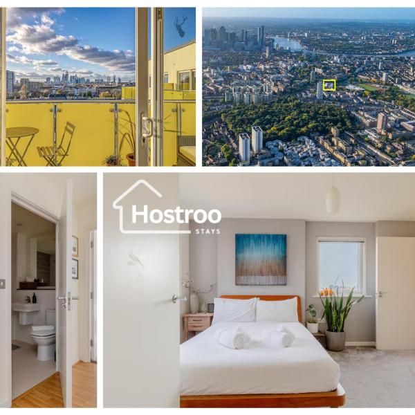 2 Bed Flat with Private Balcony by Hostroo Stays, Londra