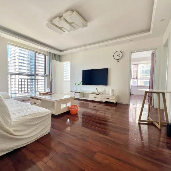 Muju Qingdao Twin Family Room Near Metro Line 3 Near May Fourth Square MixC，位于青岛的酒店