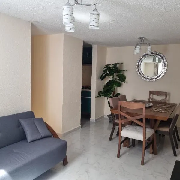 El depa de Natalia a min de aeropuerto y estadio GNP, ξενοδοχείο στην Πόλη του Μεξικού