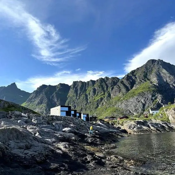 High end sea cabins at Å in Lofoten, hotel in Moskenes
