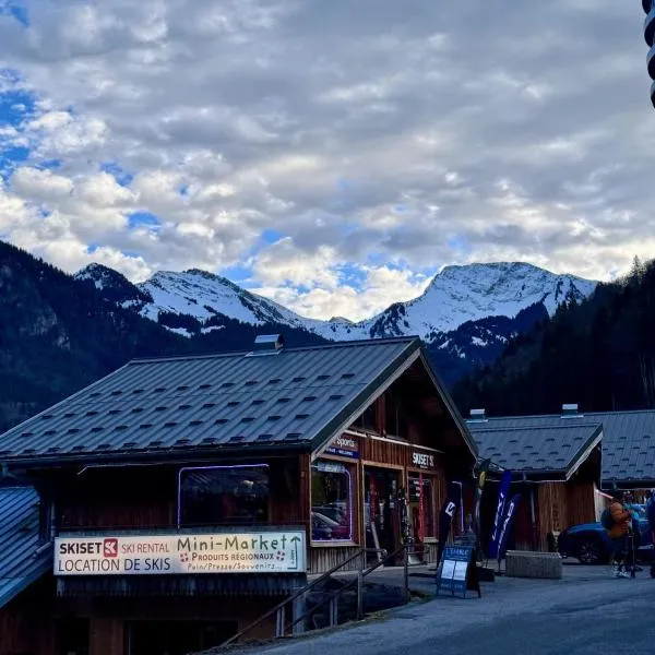 Studio au pied des pistes - Vue montagne, ξενοδοχείο σε Saint-Jean-dʼAulps