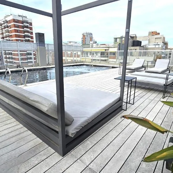 Monoambiente encantador en Nuñez、ブエノスアイレスのホテル