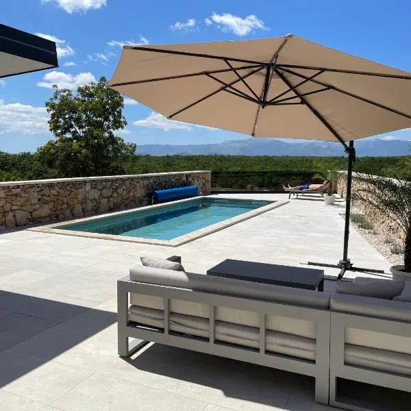 Hideaway Stonehouse pool for 2 Dalmatia Imotski, hotell sihtkohas Medvidovići