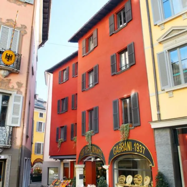 加巴尼酒店，位于卢加诺的酒店
