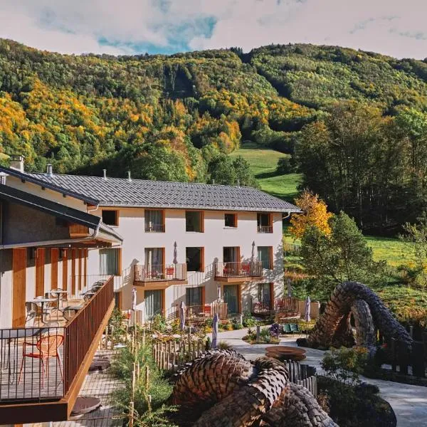 Auberge d'Aillon et d'Ailleurs、アイヨン・ル・ジュンヌのホテル