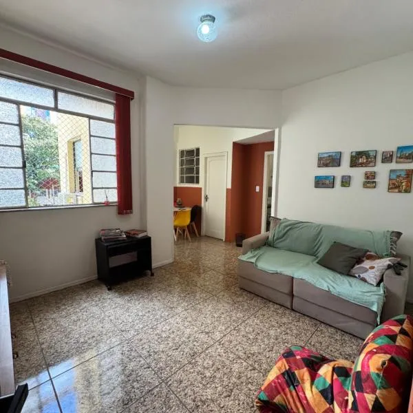 Apartamento com Ar no centro de BH, hotel em Belo Horizonte