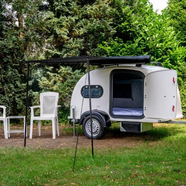 Miniwohnwagen im Heide Resort Brüggen โรงแรมในบรุกเกน