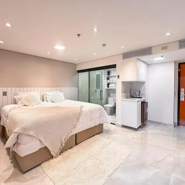 M N Flats - Flat Dentro Do Hotel WI Avenida Ibirapuera 2927, ξενοδοχείο στο Σάο Πάολο