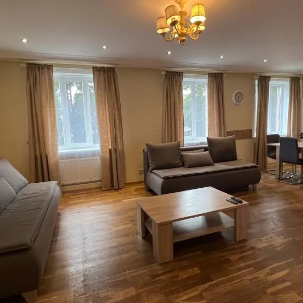 Riverside Embassy apartment Huge with free parking、リガのホテル