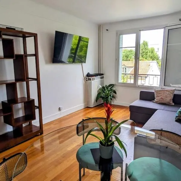 Apt 2 pièces, 2 lits, à 15' Paris centre, 30' Disney, Hotel in Vincennes