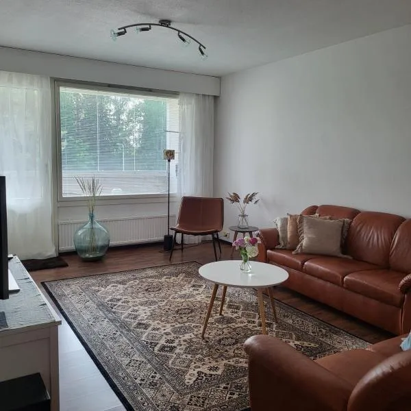 Bright through-house triangle, hotel di Vilppula