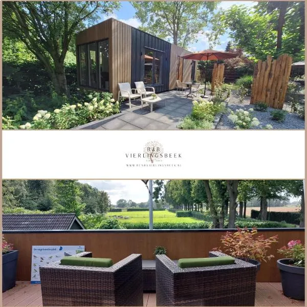 B&B Vierlingsbeek, Appartement en tuin-chalets、Vierlingsbeekのホテル