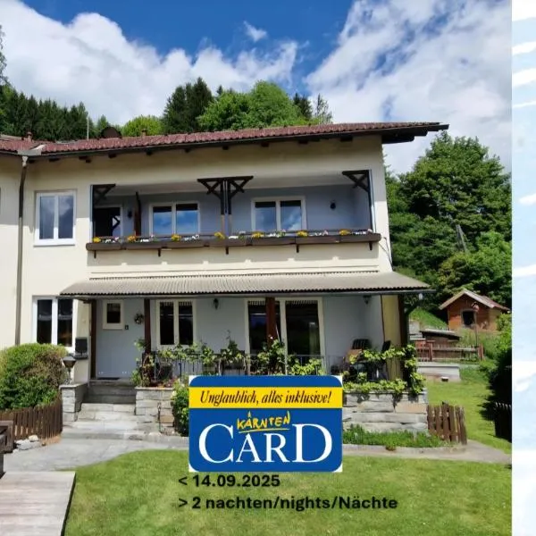 Pension Sonnenheim, Sommer inkl KärntenCard vanaf 2 nachten tm 13sep25, hotel v destinaci Gmünd in Kärnten