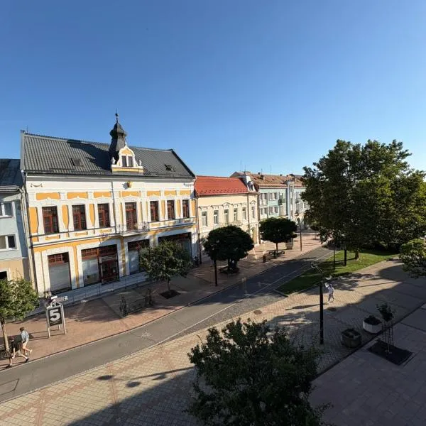 Byt v centre mesta s výhľadom na pešiu zónu, hotel in Michalovce