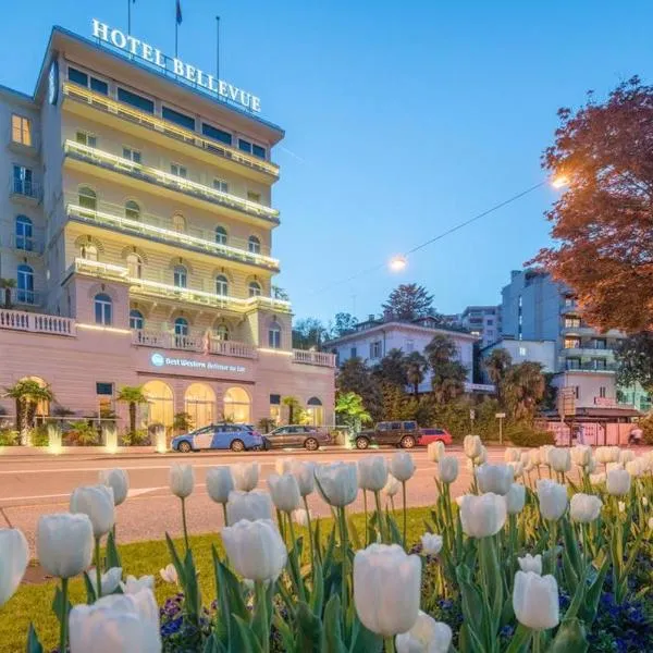 Best Western Hotel Bellevue au Lac, hotel in Lugano