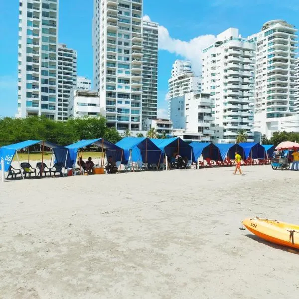 Habítaciones amobladas a la vuelta de la playa, hotel in Cartagena de Indias