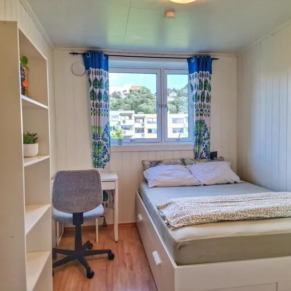 Private Room in a shared Apartment with Mountain Views & Greenery, hotel in Trondheim