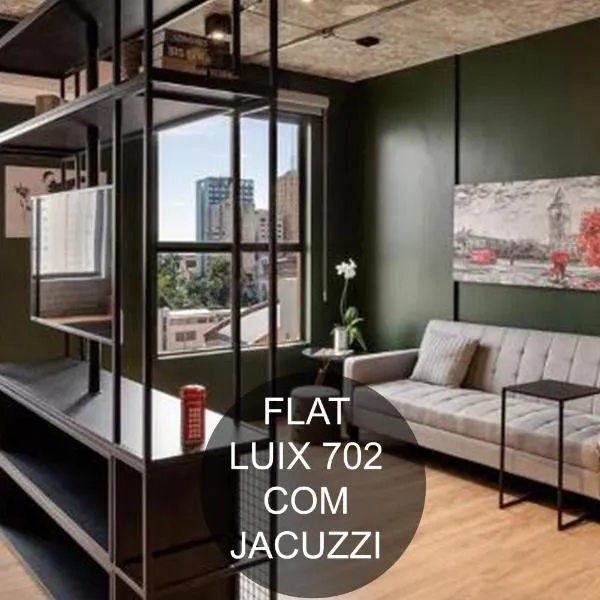 Luix Londrina Flat Hotel c jacuzzi, 43m2, hotel v destinaci Londrina