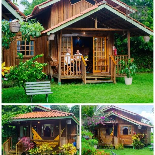 Bangalôs aconchegantes a 5 min da praia - Próximos às piscinas naturais, hotel in Garapuá