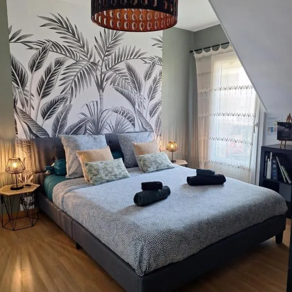 Chambre climatisée au cœur de brive avec téléviseur connecté wifi Netflix, hotel v destinaci Brive-la-Gaillarde