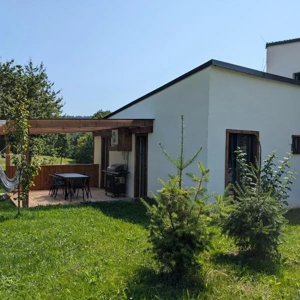 Útulný apartmán Vážka u Pastvinské přehrady v Orlických horách, Hotel in Nekoř