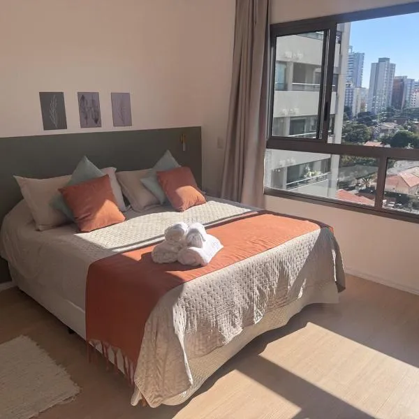 Studio mobiliado novo Brooklin SP、サンパウロのホテル