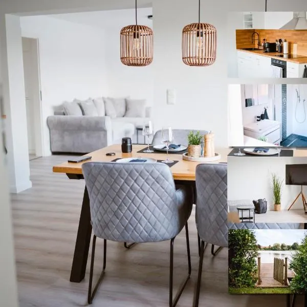 Panorama-Seeblick, Privater Steg, Balkon, Parkplatz、プレーンのホテル