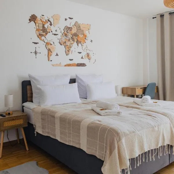 ATLAS Apartment Dinslaken, 3 Zimmer, Zentrum, Nähe Bahnhof, Balkon, ξενοδοχείο σε Ντίνσλακεν