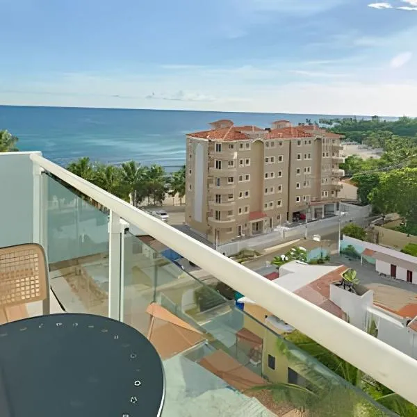 Beachside 1BDR Dreamy Apt.| BBQ + Pool & Sea View, hotel i Juan Dolio