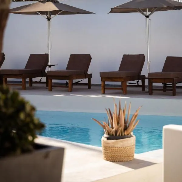 Noir Santorini, hôtel à Monolithos