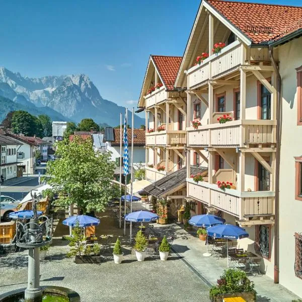 Hotel Drei Mohren, отель в Гармиш-Партенкирхене