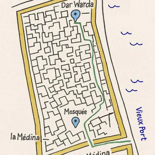 Dar Warda, ξενοδοχείο σε Bizerte