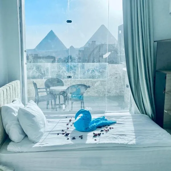Linda pyramids view Inn，位于Giza的酒店