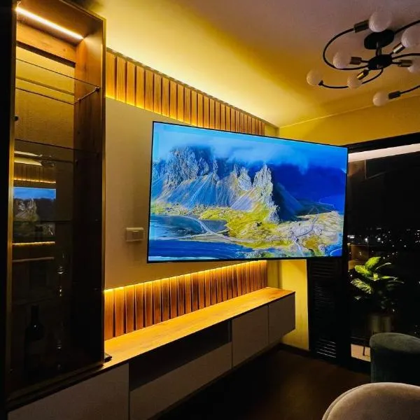 Piso 25 con vista panorámica, hotell i Lima