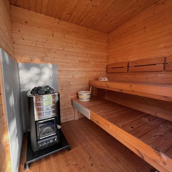 Ostrov klidu - posed - sauna, hotel 