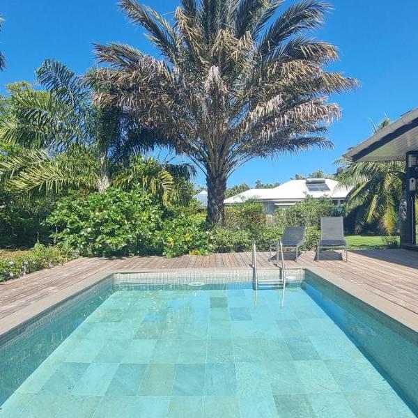 Fare Coco Tiaré - Jardin Tropical Piscine - Moorea, Afareaitu