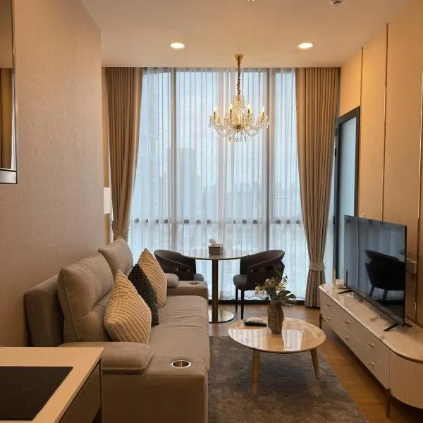 Luxury 1 bedroom near Siam Paragon, hotel i Bangkok