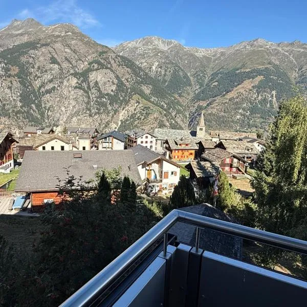 Appartement in 1700m mit Traumblick, hotel v destinaci Grächen