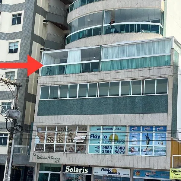 Apartamento lindo frente ao mar, hotell Guaraparis