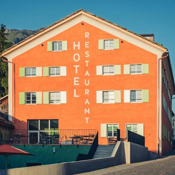 Speluca Brauerei & Genusshotel - Self-Check-in, hotel in Splügen