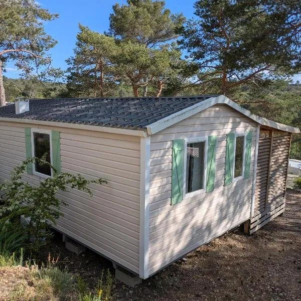 Mobil-home dans les Gorges du Verdon、Moissac-Bellevueのホテル