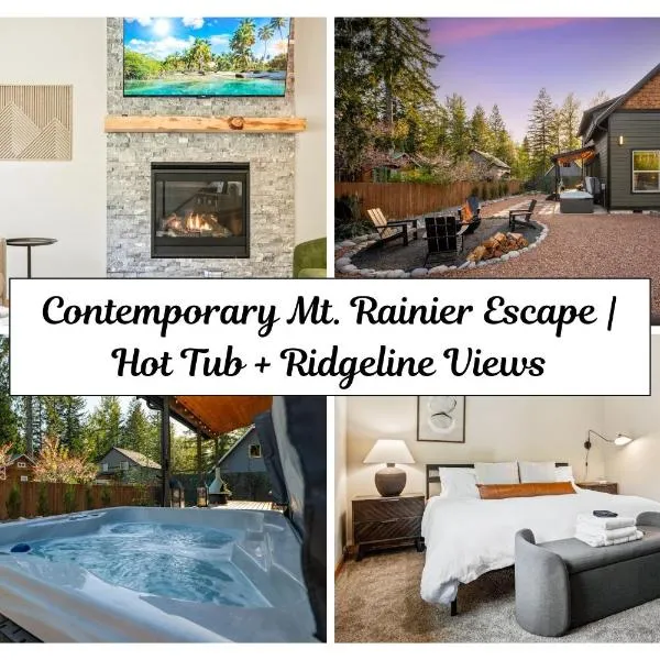 Stylish Rainier Retreat Hot Tub & Stargazing、アシュフォードのホテル